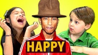 Kids React to Pharrell - Happy (100th Episode)