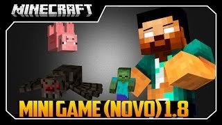 Minecraft: NOVO MINIJOGO 1.8 - MOBS SALTITANTES!!!