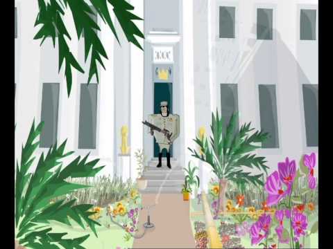 Une girafe sous la pluie'