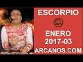 Video Horscopo Semanal ESCORPIO  del 15 al 21 Enero 2017 (Semana 2017-03) (Lectura del Tarot)