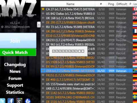 DAyz 1.7.2.5 six launcher tutorial - YouTube