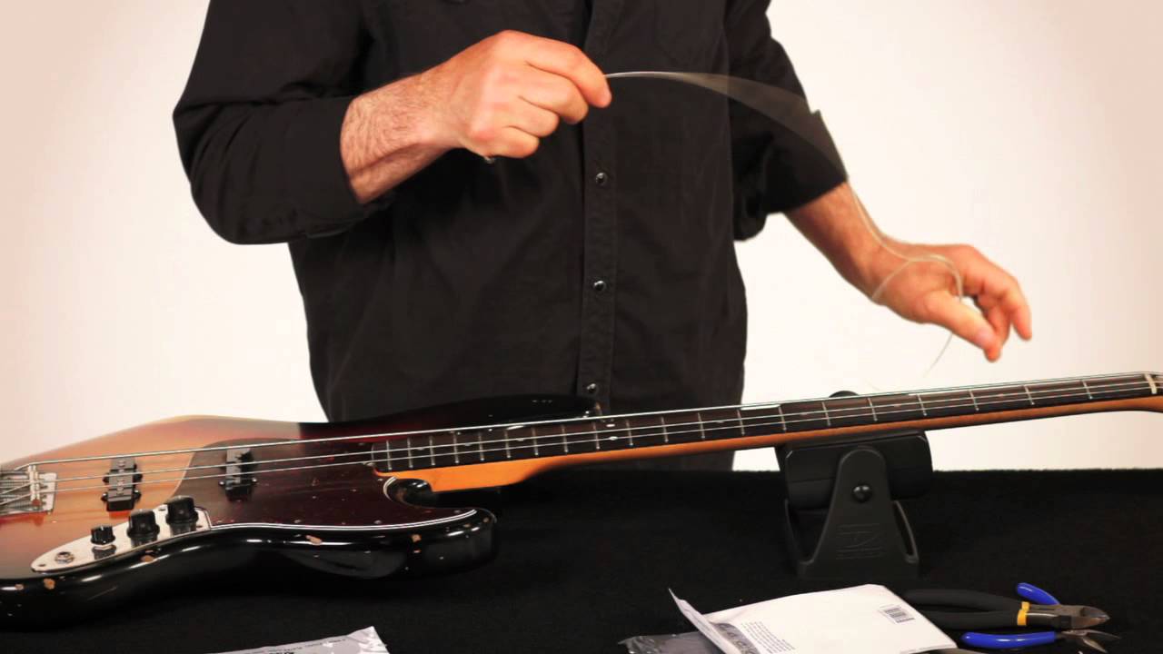 RESTRING WITH GARY BRAWER BASS GUITAR YouTube