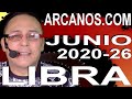 Video Horscopo Semanal LIBRA  del 21 al 27 Junio 2020 (Semana 2020-26) (Lectura del Tarot)