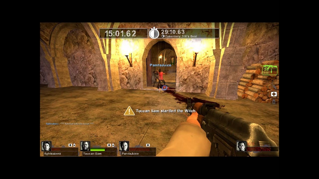 Left 4 Dead 2: custom map- Helms Deep Reborn HD - YouTube