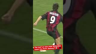 Pippo Inzaghi’s first Rossonero goal | #shorts