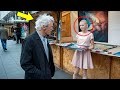 Girl Sells Artwork To Fund Her Chemo, Then Clint Eastwood Walks By & Shocks Everyone!