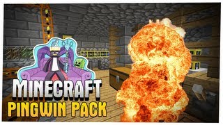 Minecraft - SILNIKI WYBUCHŁY :( - Pingwin Pack Let's Play! #18