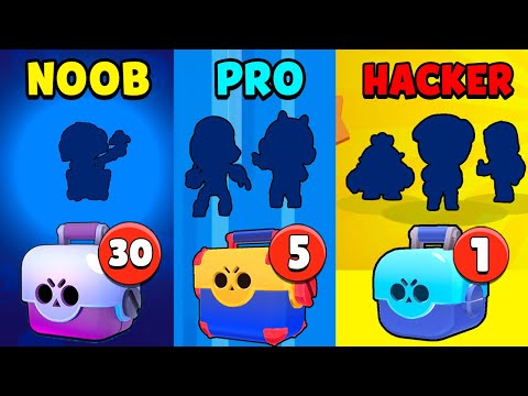 NOOB vs PRO vs HACKER - Brawl Stars