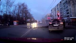 Road eruption accident in Russia Ekaterinburg