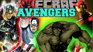 Minecraft: THE AVENGERS (THE HULK, THOR, IRON MAN, & CAPTAIN AMERICA!) Mod Showcase