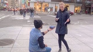 PROPOSING TO STRANGERS WITH ROACHES!