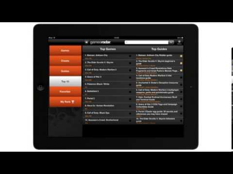 GamesRadar Cheats, Guides & Walkthroughs iPad App trailer