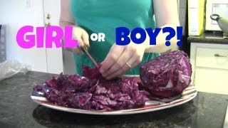 Red Cabbage Gender Test - Boy or Girl?!