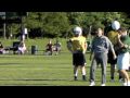 Dartmouth President Jim Yong Kim Throws A Football