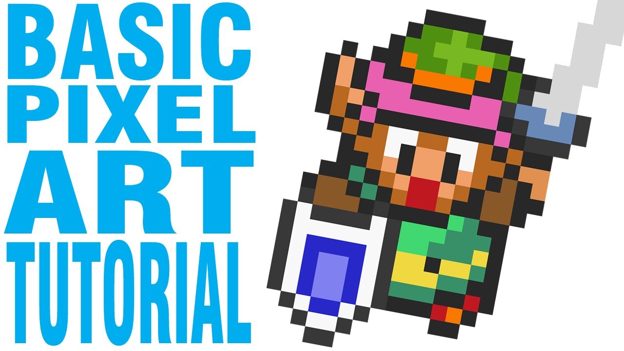 Basic Pixel Art Tutorial Zarting Arting YouTube