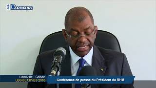 GABON / LEGISLATIVES 2018 : Conférence de presse du Président Alexandre BARRO CHAMBRIER