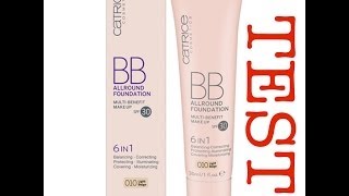 Pierwsze wrażenie + test na żywo BB Cream (Allround Fundation) Catrice