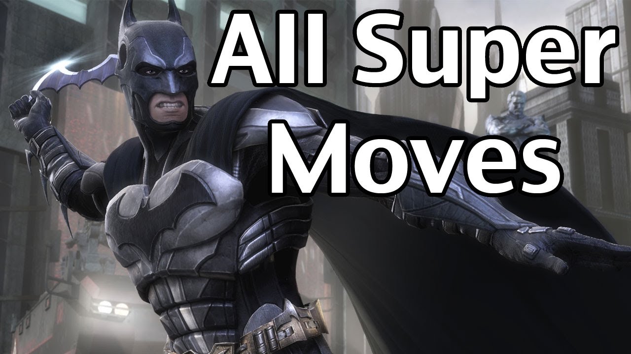 Injustice: Gods Among Us - All Super Moves on Bleez (1080p 