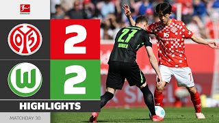 Wolfsburg Steals A Point! | MAINZ 05 — VFL WOLFSBURG | Highlights | Matchday 30 – Bundesliga 2024/25