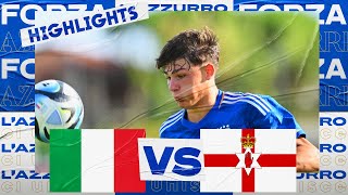 Highlights: Italia-Irlanda del Nord 0-0 | Under 17 | Qualificazioni Campionato Europeo