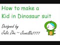 1 - 3D Origami Dinosaur Suit Part 1