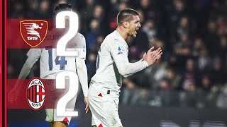 Jović salvages a point at the death | Salernitana 2-2 AC Milan | Highlights Serie A