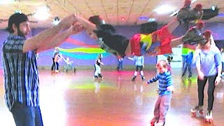 EXTREME ROLLERSKATING WITH KIDS!