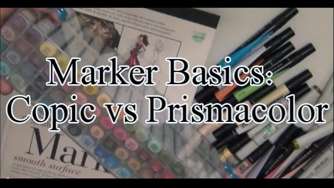 Marker Basics: Copic vs Prismacolor - YouTube