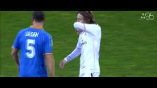 Luka Modric funny diving save vs Getafe | La Liga | 2014/02/16 1080p HD