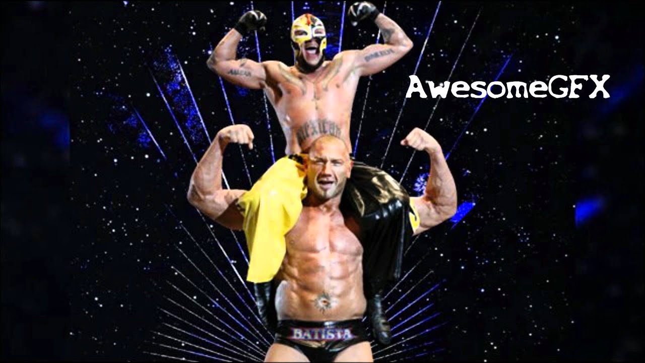 Batista  Rey Mysterio 1st WWE Theme Song - I Walk Alone High Quality ...
