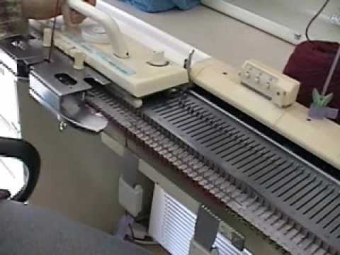 Knitting Machine Sample - YouTube