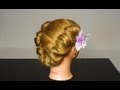    . Elegant hairstyle for medium hair tutorial. 