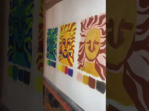 Limited Color Palette Paintings