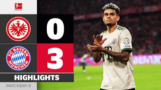 Fast, Faster, Diaz! | EINTRACHT FRANKFURT — FC BAYERN | Highlights | Matchday 6 – Bundesliga 25/26