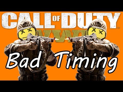 Call Of Duty WW2 - Bad Timing Funny Moments! (Cut Off, Rap, Losing A lot)