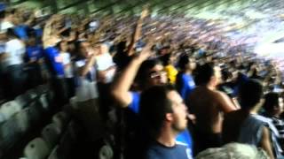 Torcida do Cruzeiro após o fim do jogo Cru x Fla