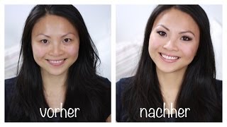 Makeup Routine mit braunen Smokey Eyes - viel Drogerie