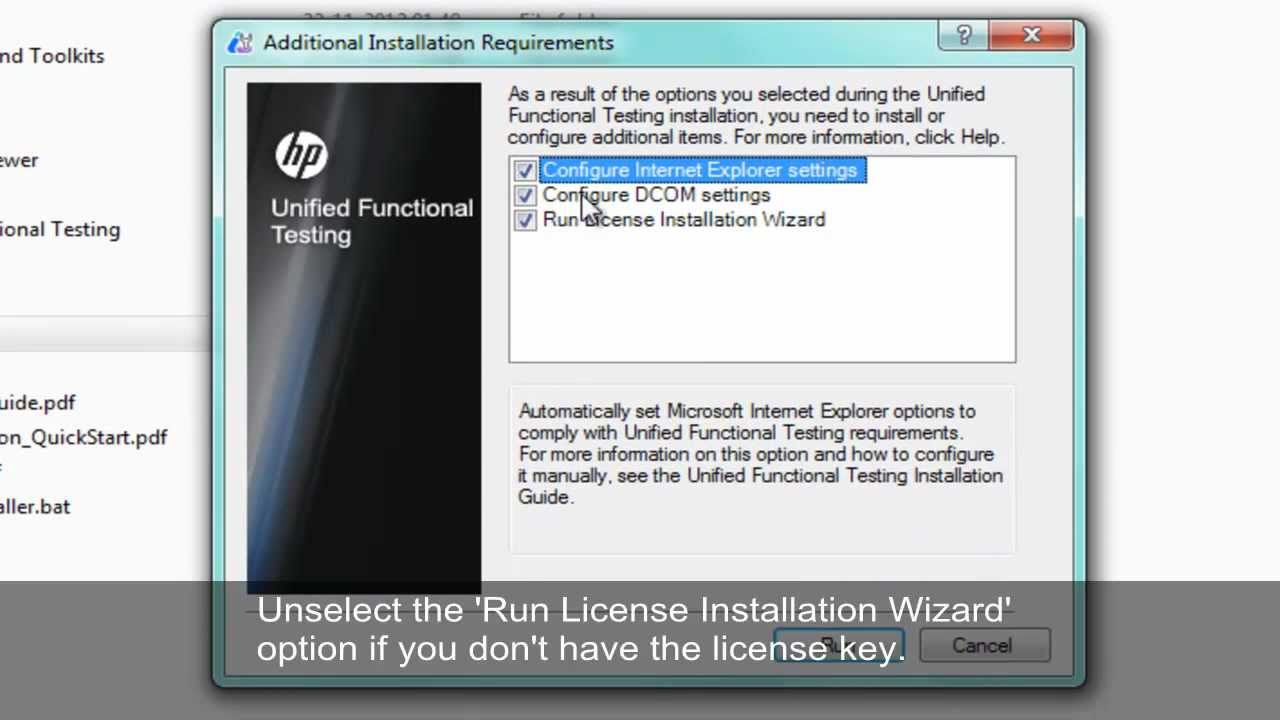 how to install hp uft 11.5 trial version - YouTube