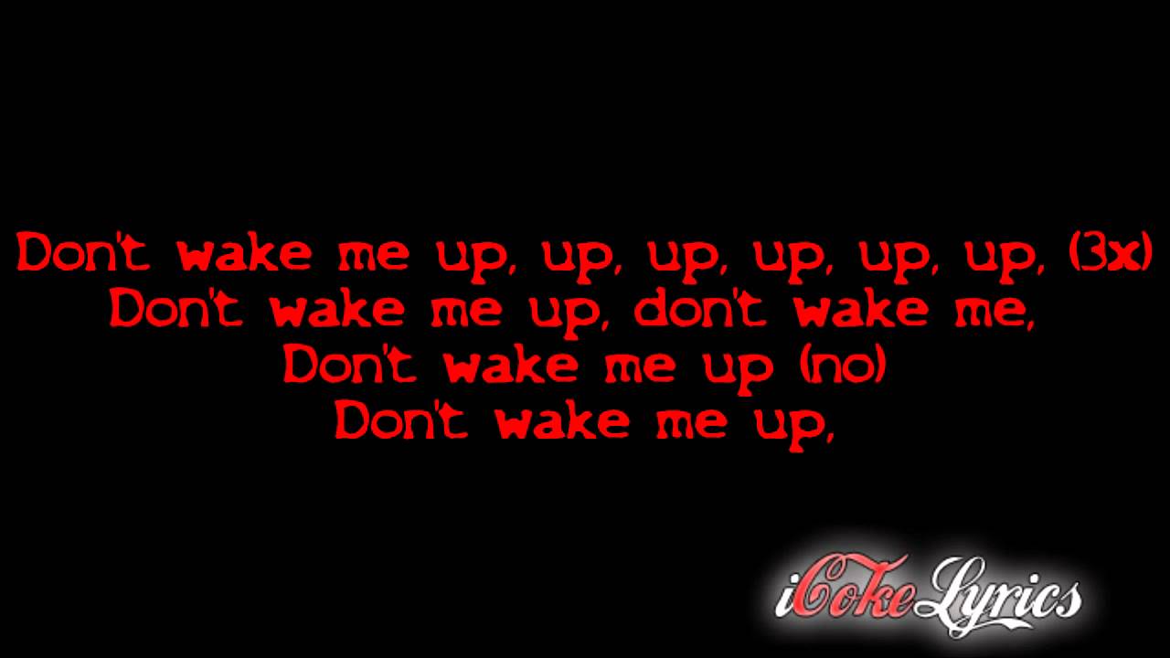 wake me up lyrics
