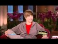 Ellen Degeneres Tries To Cut Justin Bieber's Hair - Youtube