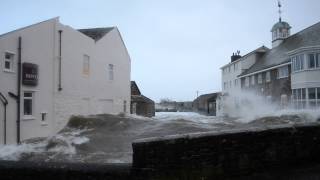 The St Valentine's Day Storm - Newlyn Bridge