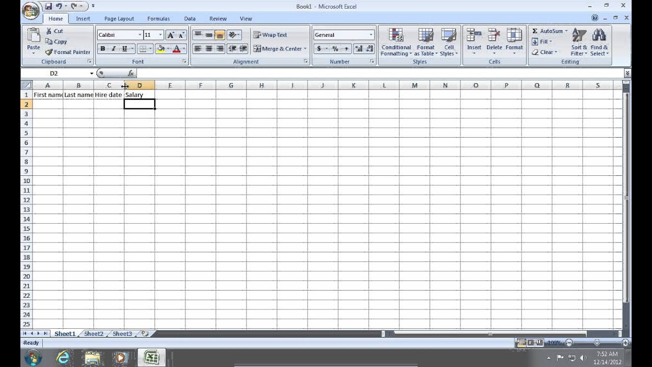 How To Make A Database Program In Excel