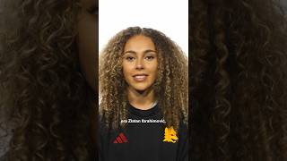 🐺? Rapid fire questions with Alayah Pilgrim🇨🇭???#ASRomaWomen #ASRoma #football #interview