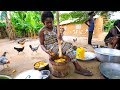 village food in west africa   best fuf