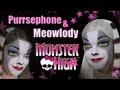 Monster High Werecat Sisters Face Painting Tutorial
