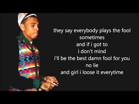 Chris Brown - Stuck On Stupid Lyrics NEW SONG 2012