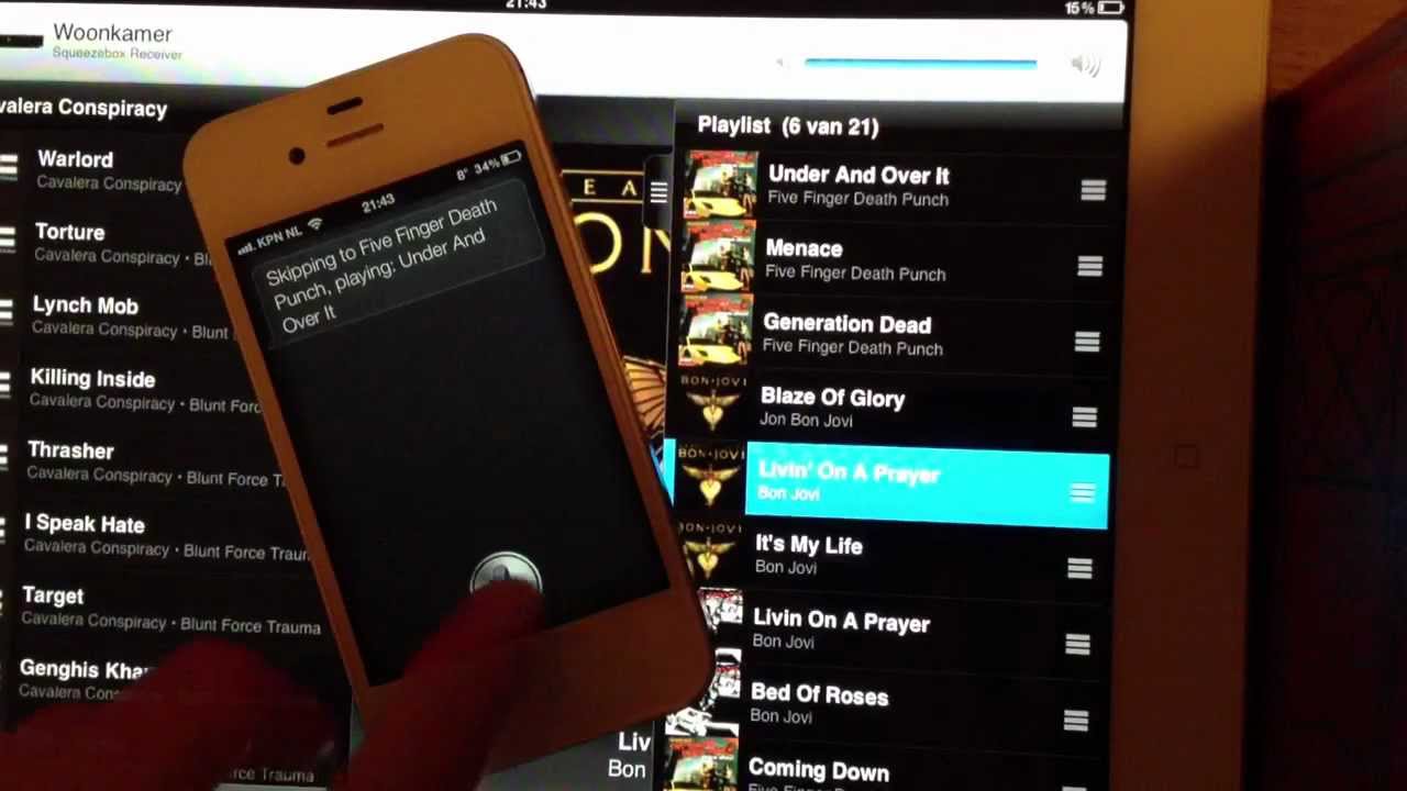 Controlling Squeezebox Spotify plugin with Siri (SiriProxy) - YouTube