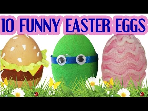 10 FUNNY DIY ways to decorate EASTER EGGS