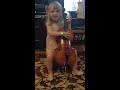 Zoe cello progress- 4-2013