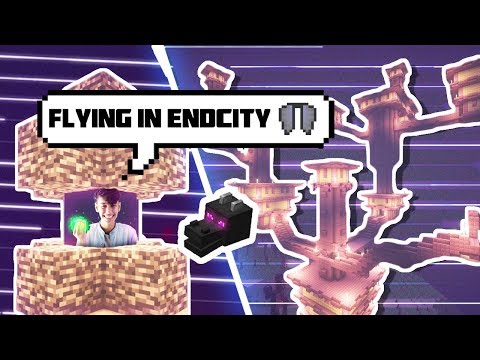 Minecraft Flying in Survival using Elytra and Finding EndCity || FUNNY MINECRAFT PE HindI GAMEPLAY